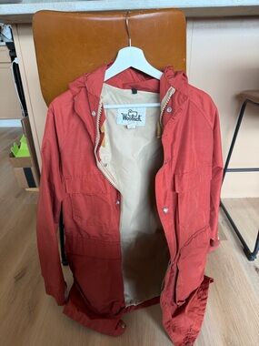 Vintage Woolrich Red Hooded Field Jacket